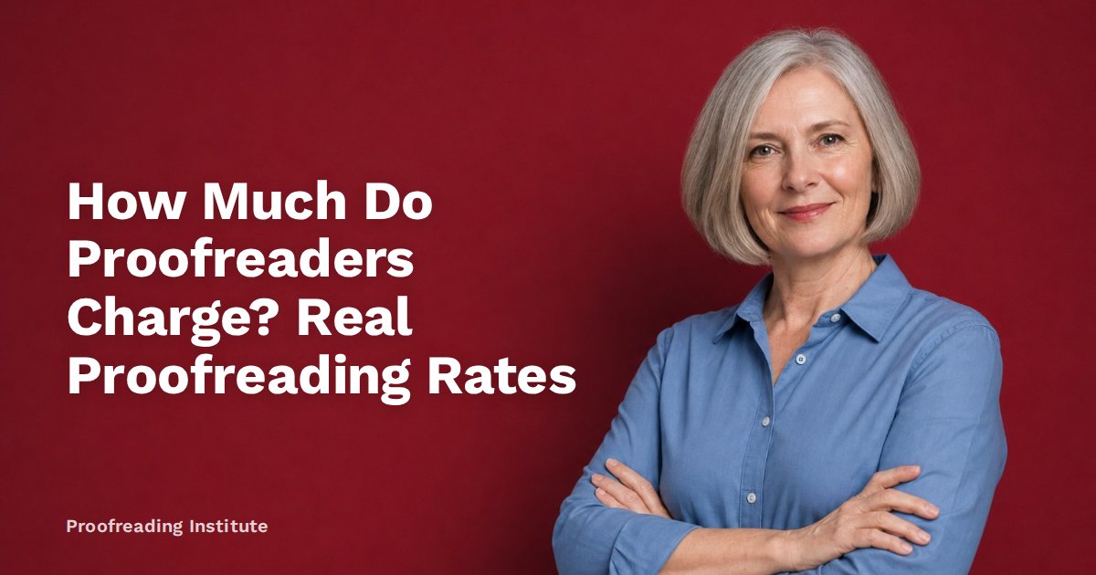 How Much Do Proofreaders Charge? Real Proofreading Rates